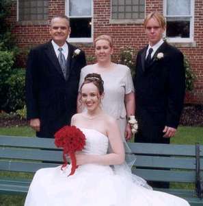 Steph with Dad, Mom, and Curt