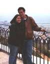 In Haifa Jan 2003 on the promenade overlooking the Bahai Gardens and Haifa bay