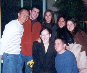 November 2000
Vin, Tim, Dot, Edna, Kim, Dan and me in front of Cheesecake Factory.