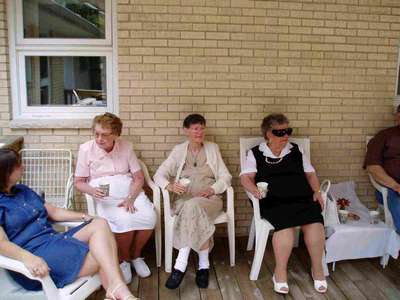 Our 3 Grandmothers relaxing.