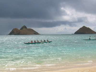 The Storm setting in as a regatta is cancelled