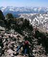 Safe trail all the way to the top of Uncompaghre Peak (Colorado 14er) 