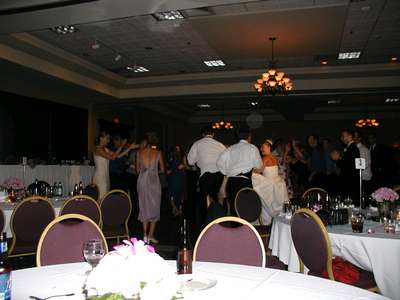 My dad, marc and I during the family dance off.