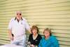 Miriam's Uncle Bob and Aunt Sheila with Mom, Shelley