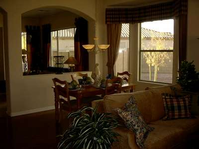 Breakfast nook off of the kitchen. Don't forget this is not our kitchen it is the model we are building from