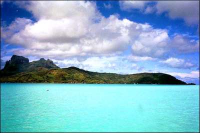 The lagoon colors on display