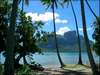 View of Mt. Otemanu on Bora Bora.  Oneea and I will be trying to hike this peak while on our honeymoon!