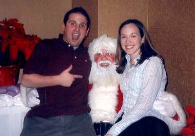 December 2003
Dan and Me with Santa--Christmas party (Sterling)