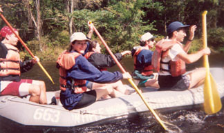 Whitewater rafting in PA