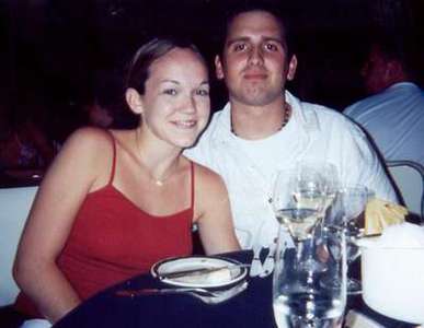 July 2000  Dinner on the Disney Wonder. 