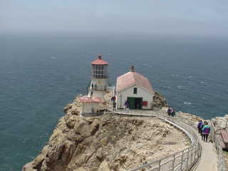 These first 6 pictures were taken July 7th, 2002 at the Point Reyes Lighthouse and Nat'l park.  It was a little breezy, but a beautiful day on the coast.