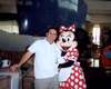 Dan posing with his favorite, Minnie.