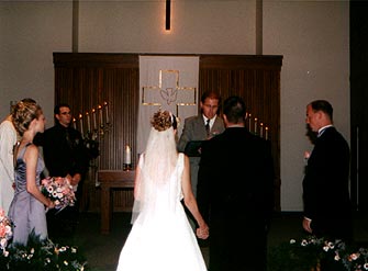 Uncle Dave, reading scripture