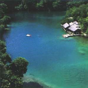 Arial picture of the Blue Lagoon (yes, from the movies) where we snorkeled and I drove Greg nuts w/my fear of what might be out there.