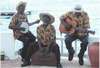 This is a picture of the band playing at the managers party (it is also the same band that greets you in the lobby when you arrive).