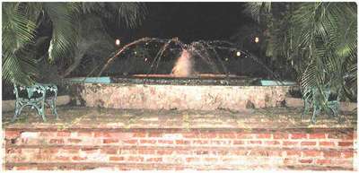 This beautiful fountain is located just outside of the lobby of Couples.