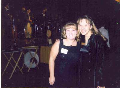 Niki and I at the 75th anniversary banquet of the organization we were involved in. (October 98)