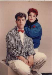 Keith and Dana - gott love those 80's!