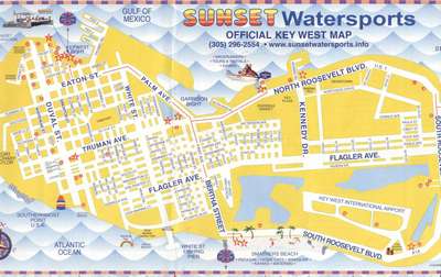 Map of Key West