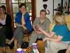 Valerie, Karen, my Mom, and Becky chatting...