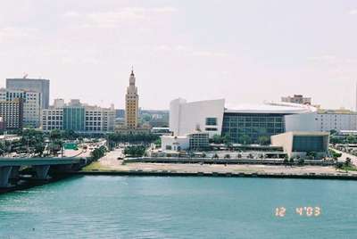 The Freedom Tower in downtown Miami