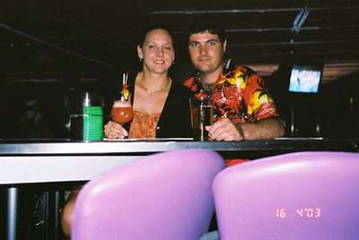 Caribbean night at Studio B, the ice rink just before the show started